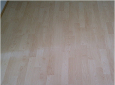 Laminate Wood Floor after being cleaned with Multiuse Shampooer 