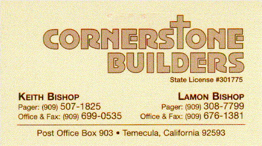 Welcome to Cornerstone Builders