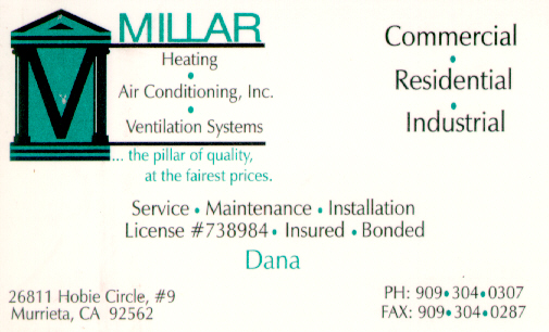 Welcome to Millar Heating and Air