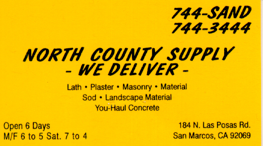 Welcome to North County Supply